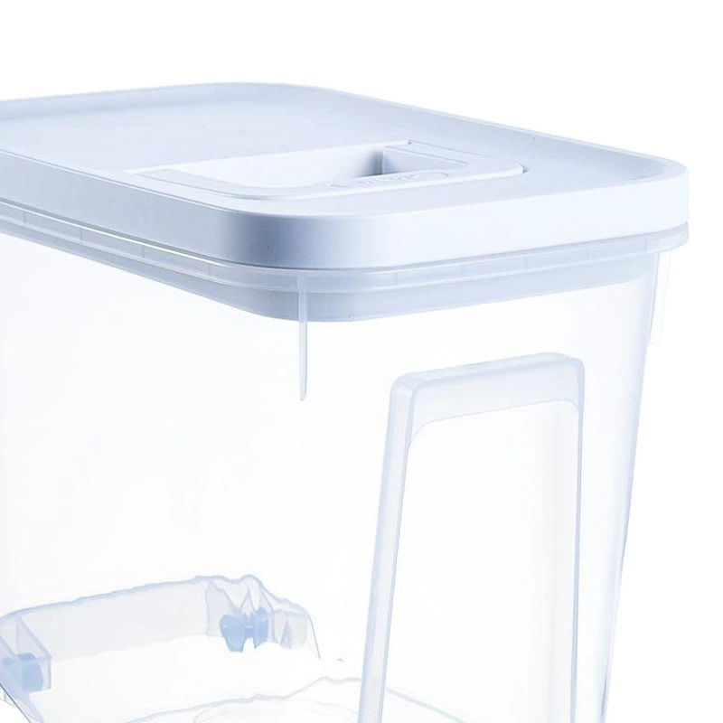 Оптовый ящик для зерна для собак ведро для хранения зерна для домашних животных большой пластиковый герметичный защищенный от насекомых влагостойкий ящик для хранения корма для кошек