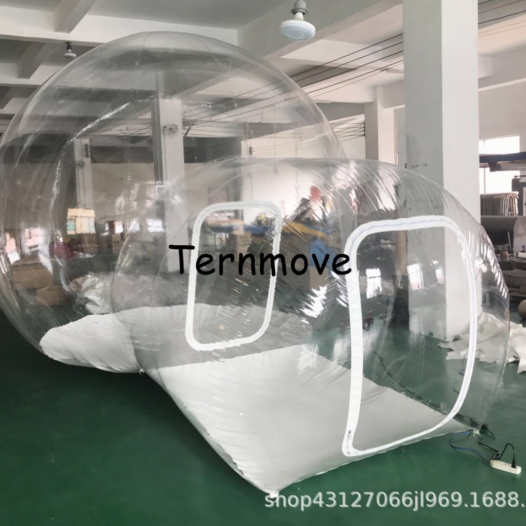 抖音泡泡屋商用星空透明阳光房子网红民宿户外充气蒙古包帐篷酒店