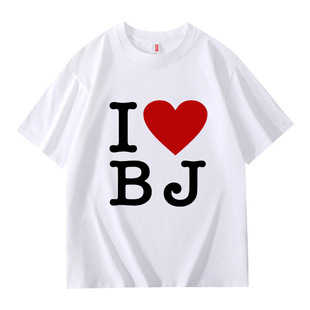 �Ґ۱��� I LOVE BJ ���|�A�I�·����䌒��T�������� t-shirt