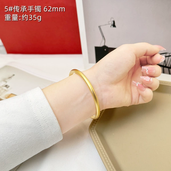 S2542 Swimming Gold 5*62#Inheritance bracelet