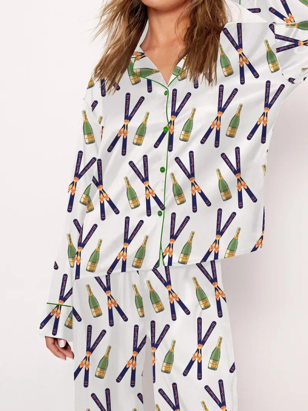 2025跨境新款长袖家居服3D数码印花睡衣情侣亲子服家居服POD定 制|undefined