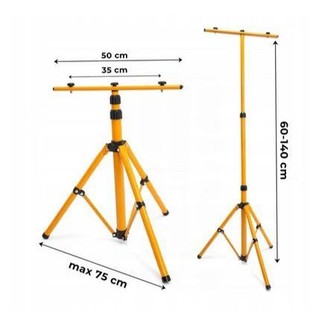 Factory Direct Sale Led Outdoor Light 1.8m Iron Bracket Telescopic Mobile Emergency Maintenance Construction Site Tripod Bracket