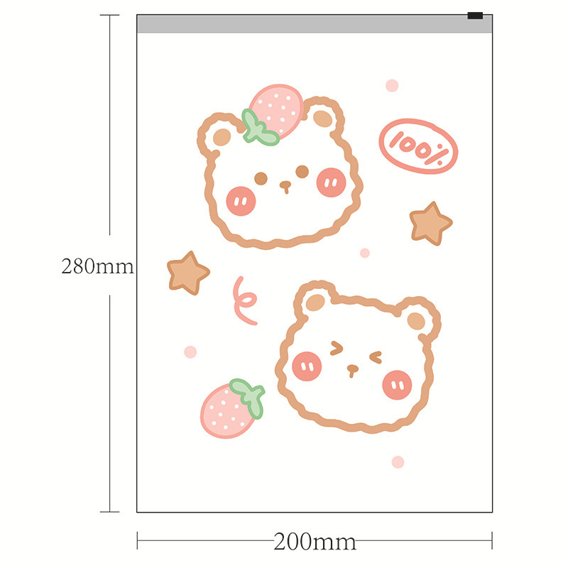 딸기곰(소형)-지퍼백