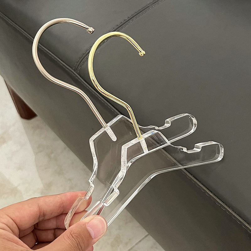 Acrílico transparente mascota percha perro gato mini tienda de mascotas dedicado niños bebé ropa de bebé percha