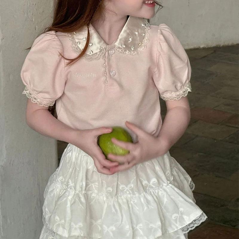 Girls Summer Suit 2025 New Trendy Cool Cute Washed Personalized Design Pink T-Shirt Soft Skirt Thin 1 Girls Summer Suit 2025 New Trendy Cool Cute Washed Personalized Design Pink T-Shirt Soft Skirt Thin 1