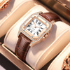 Fashionable square swiss watch, women's watch, quartz belt, wholesale