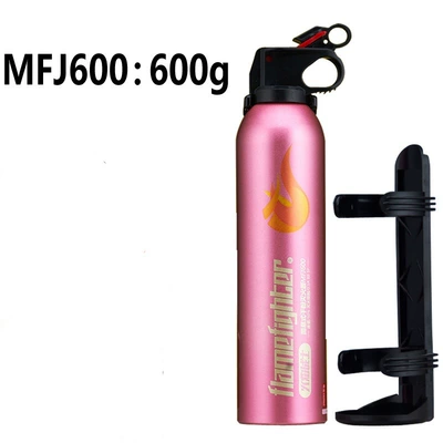 Flame Warrior 21B620Ml: Vehicle fire extinguisher - 600g-dry-powder-pink-send-bracket