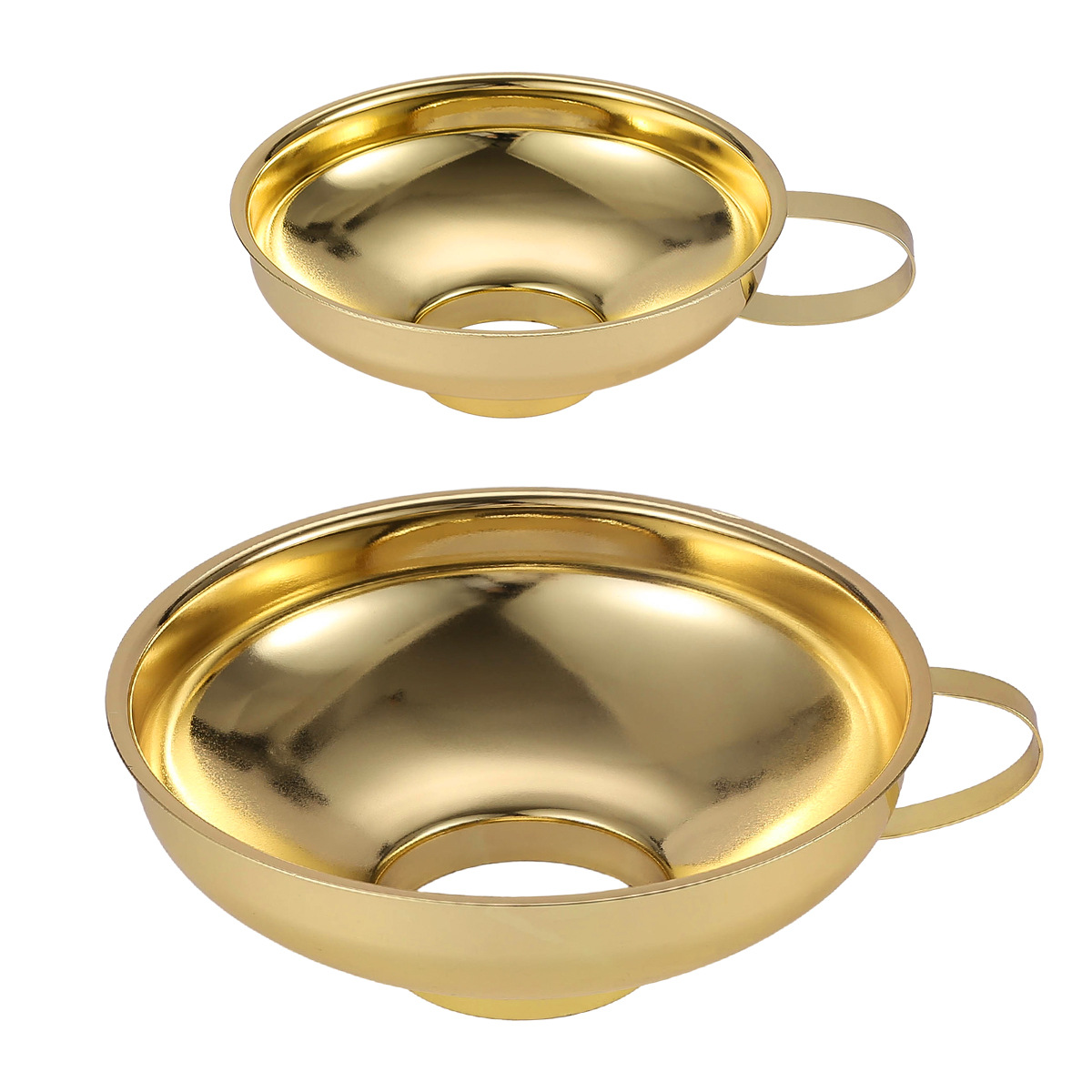 Inventario de acero inoxidable de oro grueso amplio embolio de boca casero de gran calibre embotellado de pepinos de frijoles