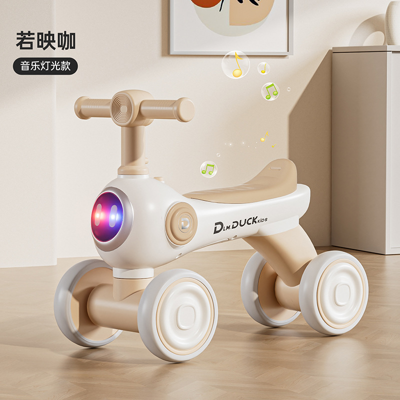 Fabricantes de cuatro ruedas de equilibrio para niños, cuatro ruedas para bebés pequeños, niños pequeños, patinaje deslizante deslizante
