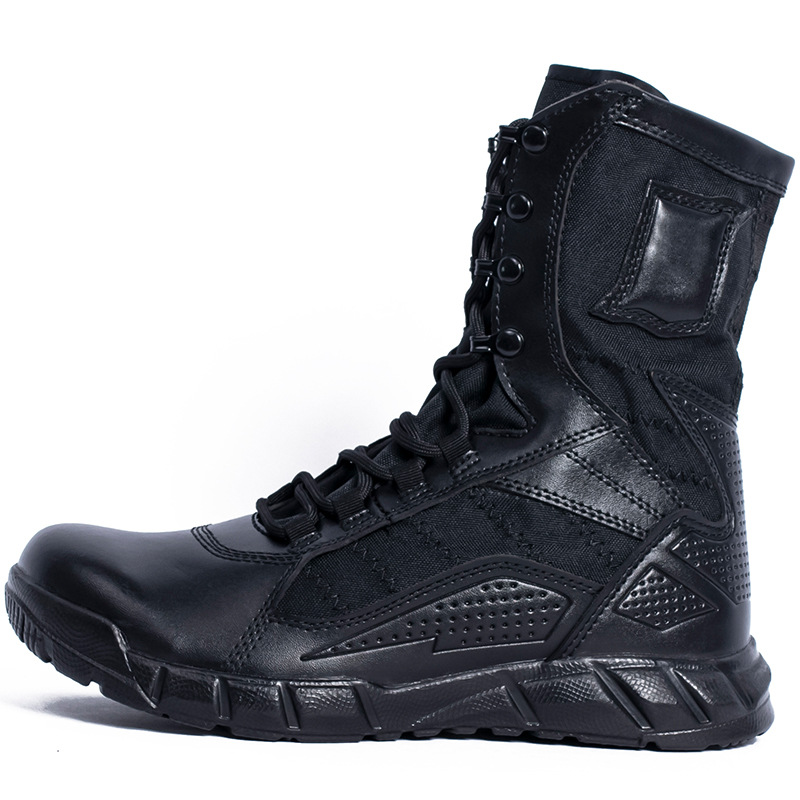 Zapatos de montaña al aire libre, botas de desierto, botas tácticas de hombre, botas anti-deslizantes, anti-desgaste, botas anti-desierto de piel de vaca image 6