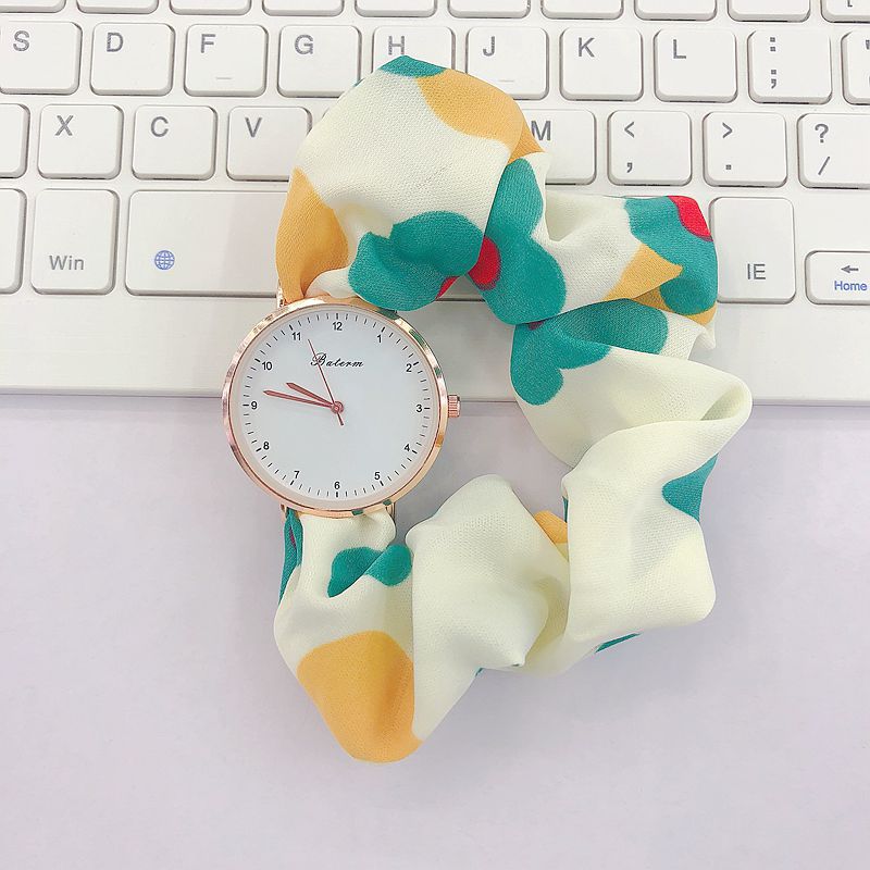 Fresh cute creative hair band, elegant watch, Japanese and Korean, flowered 4