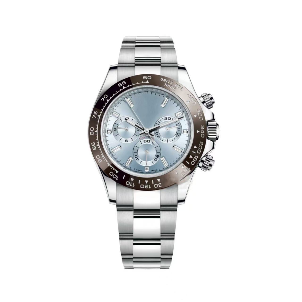 Reloj de la serie Laojia Dituna transfronterizo Panda Di Yacht Mingshi Reloj mecánico automático Green Jindi Daifa