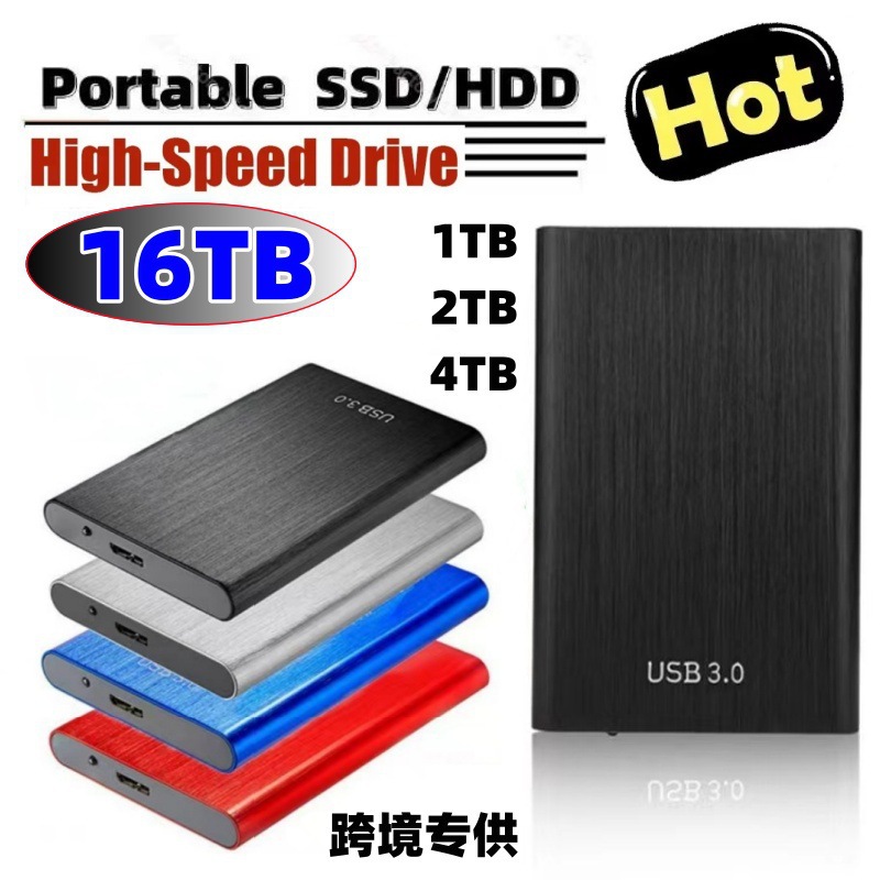 Cross-Border External Ssd Mobile Hard Drive Expansion Upgrade 1T2T4T6T8T Portable Hdd High-Speed Usb3.0