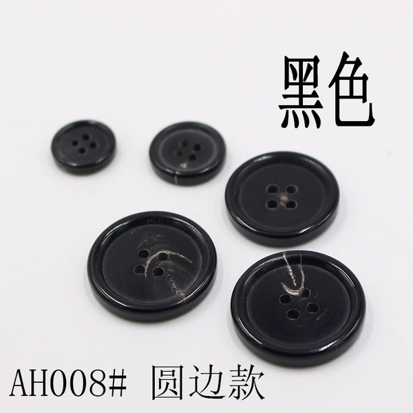 AH008# black round edge style*16L=10.0 MM