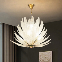 意大利Agave客厅吊灯复古别墅复式楼梯餐厅穆拉诺美式水晶卧室灯