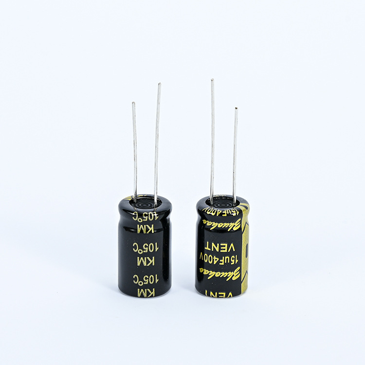 メーカー卸売り10uf、15uf、22uf400v高周波低抵抗コンデンサプラグインアルミ電解コンデンサ|undefined