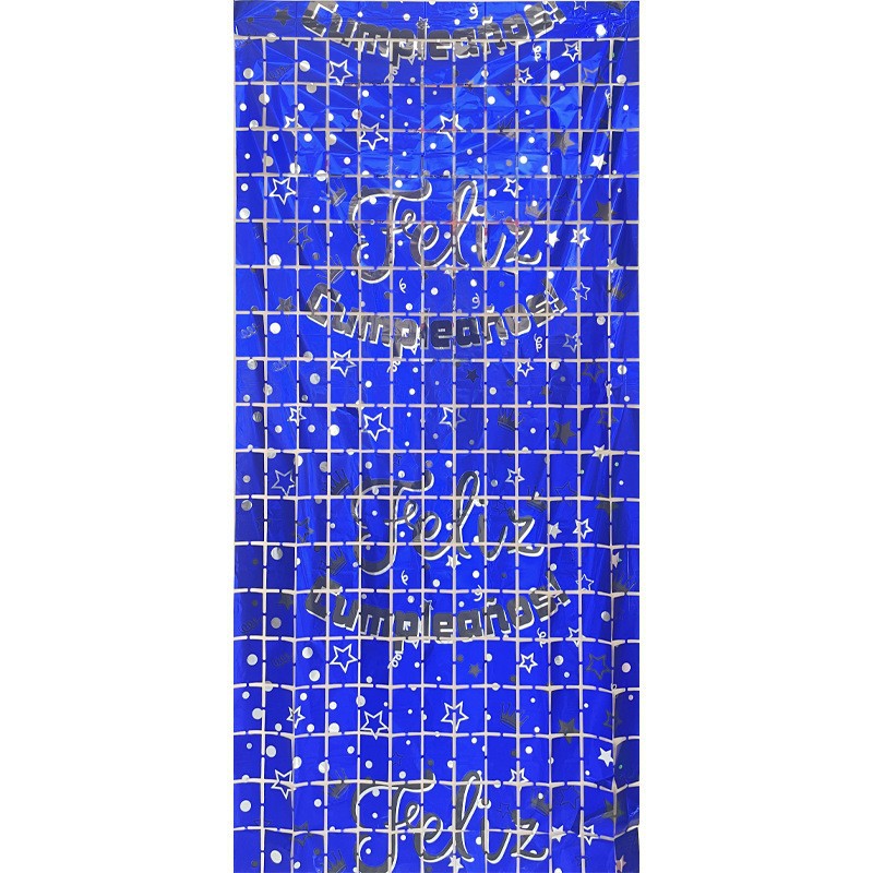 Beauty Sea 1.2m cortina de lluvia de Halloween decoración de Navidad decoración de pared de cumpleaños decoración de plástico