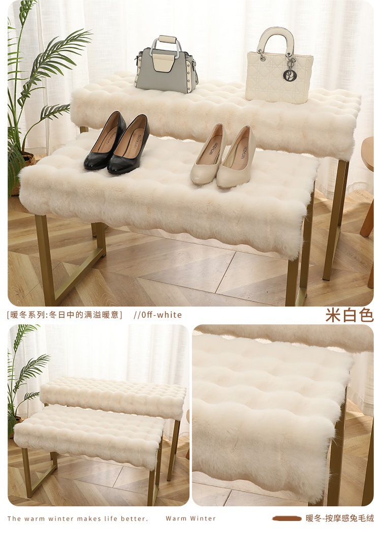 High-End Carpet, Plush Mat, Thickened Sleeping Pad, Transformation Tool for Bedroom, Fluffy Carpet Covering the Entire Room
