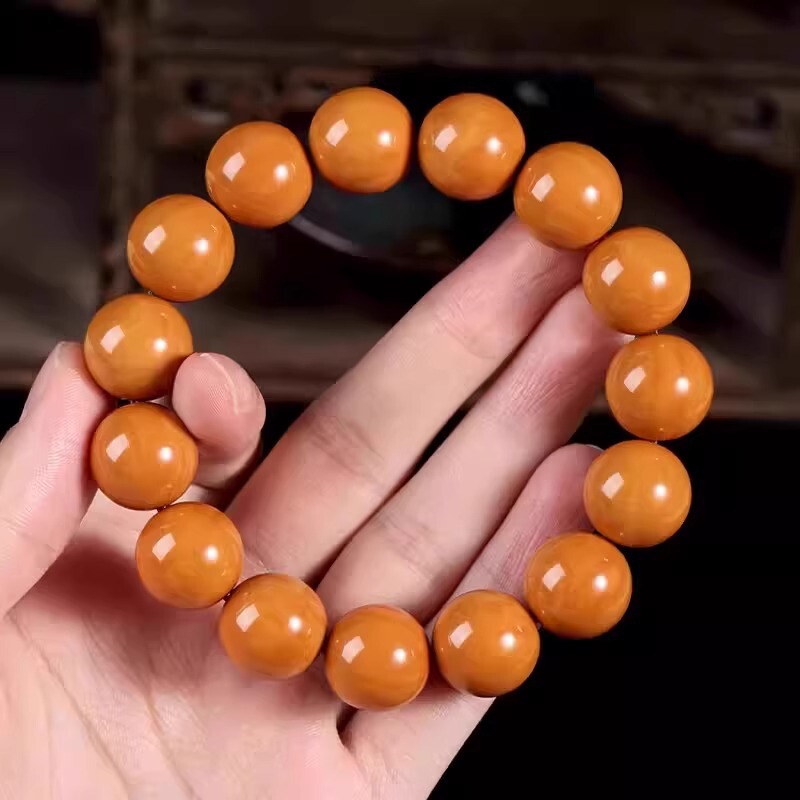 男性用の古いスタイルのモンキーヘッドブレスレット、丸いストレートカット、彫刻された手でひねったクルミの単円、女性用の仏陀ビーズブレスレット、工場直送|undefined
