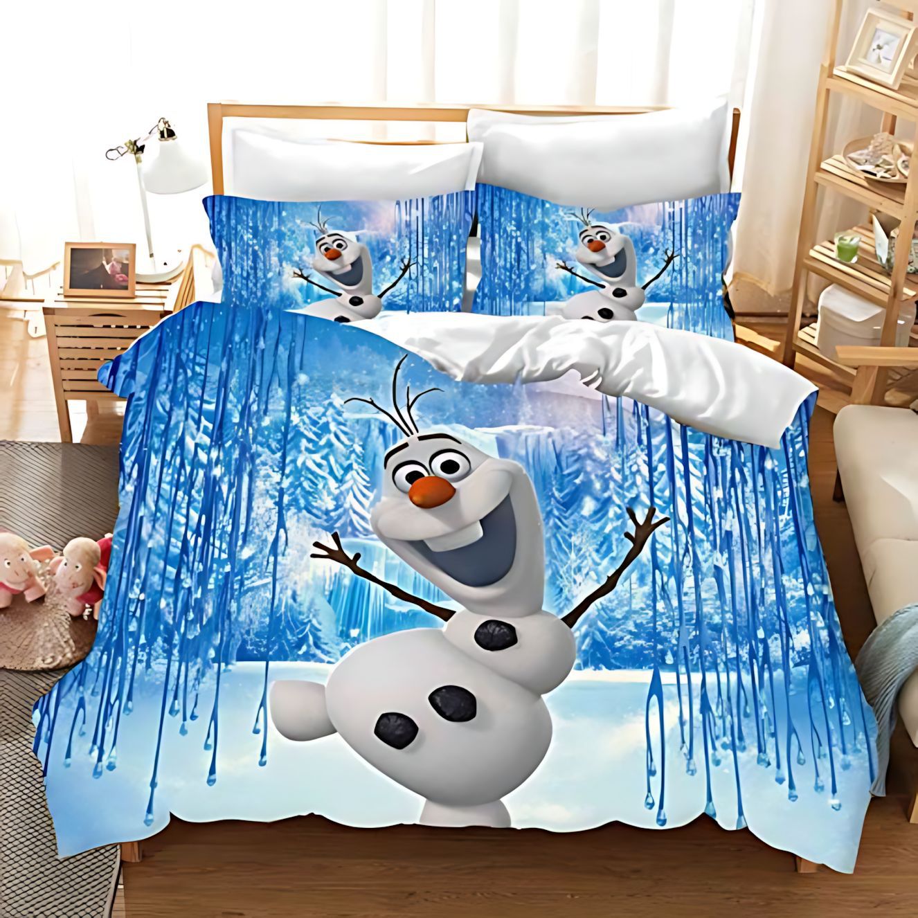 TEMU / JIT comercio exterior transfronterizo adorable patrón AISA impresión digital de alta definición kit de colcha para dibujar