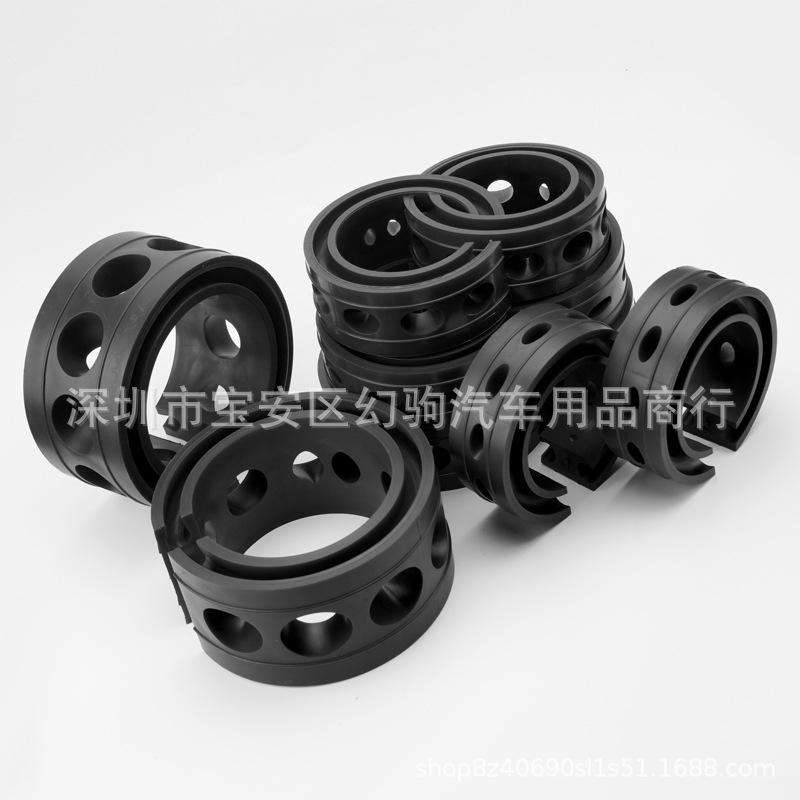 跨境汽车改装配件弹簧减震器 橡胶弹簧缓冲器胶垫 汽车弹簧避震胶