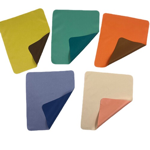 Microfiber glasses cloth, colored cleaning cotton wiping cloth, two-color needle-one myopia glasses cloth cleaning cloth