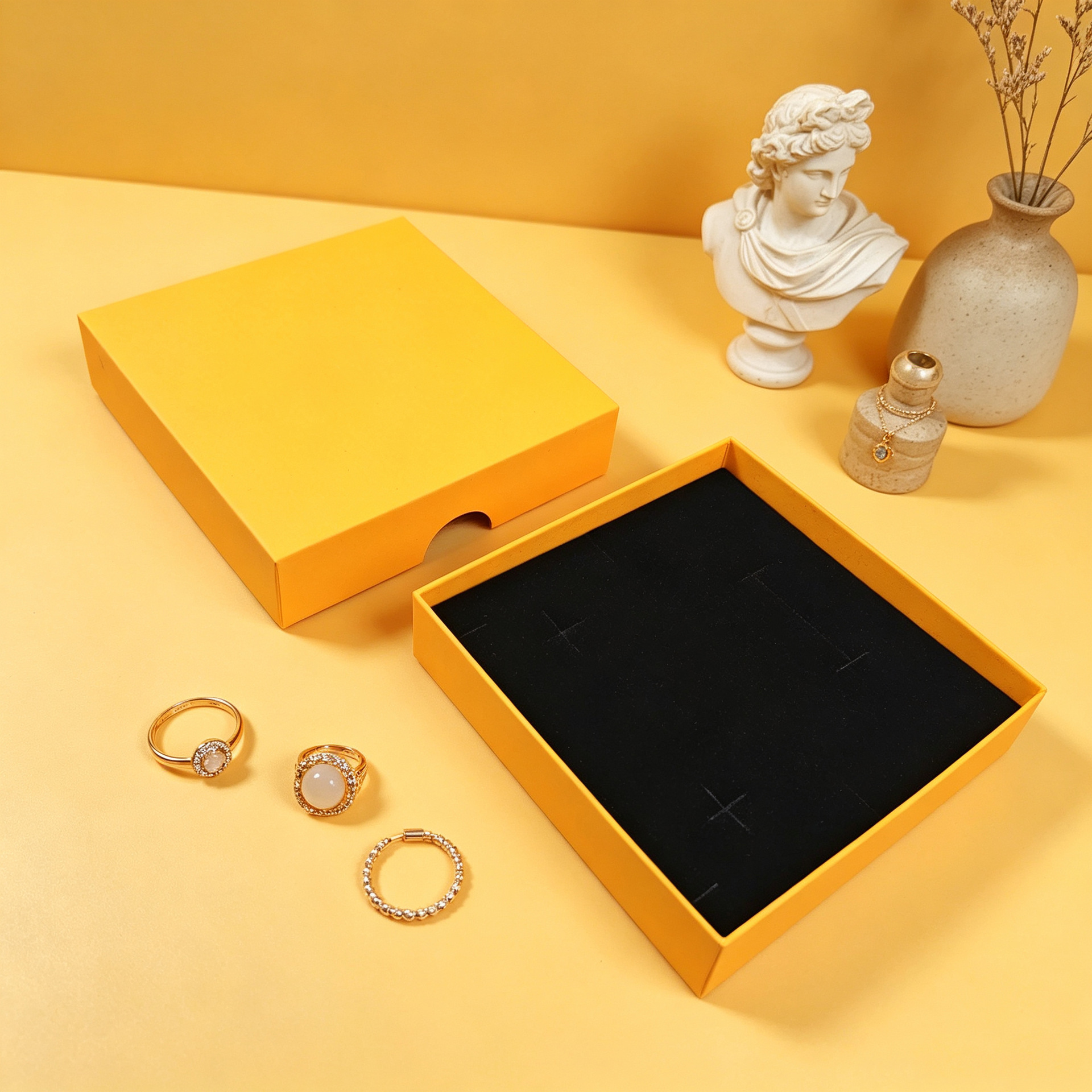 Caixa de joyería de cuero portátil para viajar caja de almacenamiento anillo collar de brazalete bolsa de joyería a prueba de polvo image 31