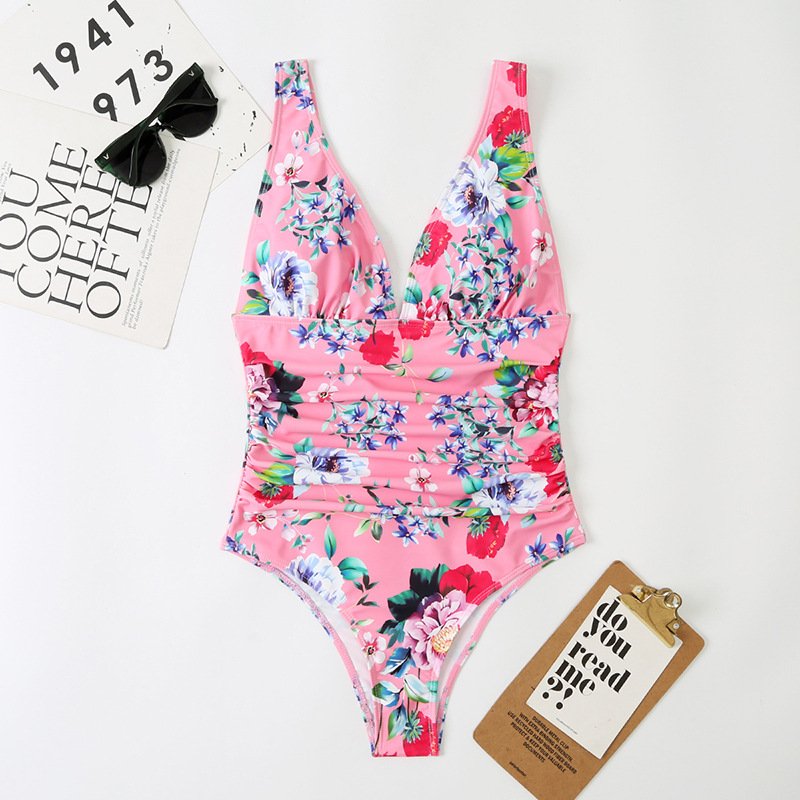 ladies One Piece Printed Swimsuit Sexy Swimsuitpicture1