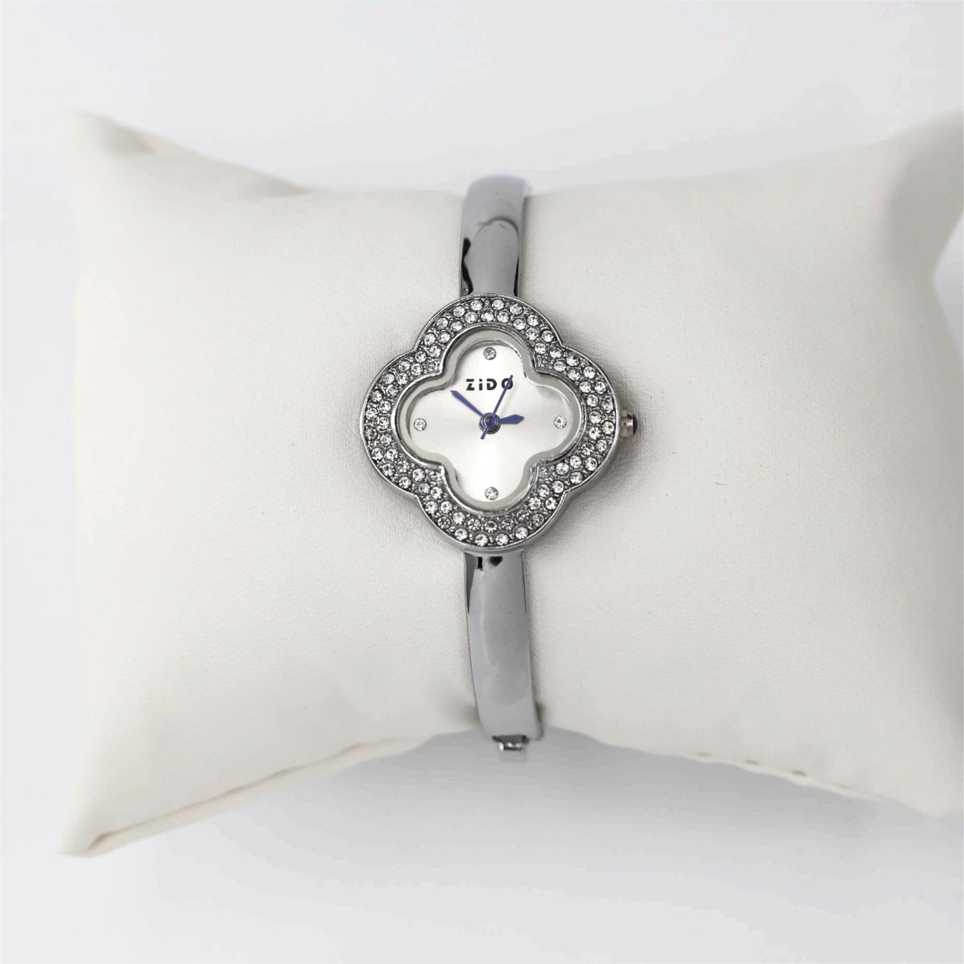 Men's Quartz Watch Clover Bracelet With Diamond-encrusted Strap_voghion.com