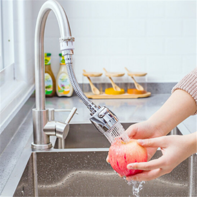 厨房水龙头防溅头冷热水龙头节水器龙头配件起泡器不锈钢万向水嘴|ru