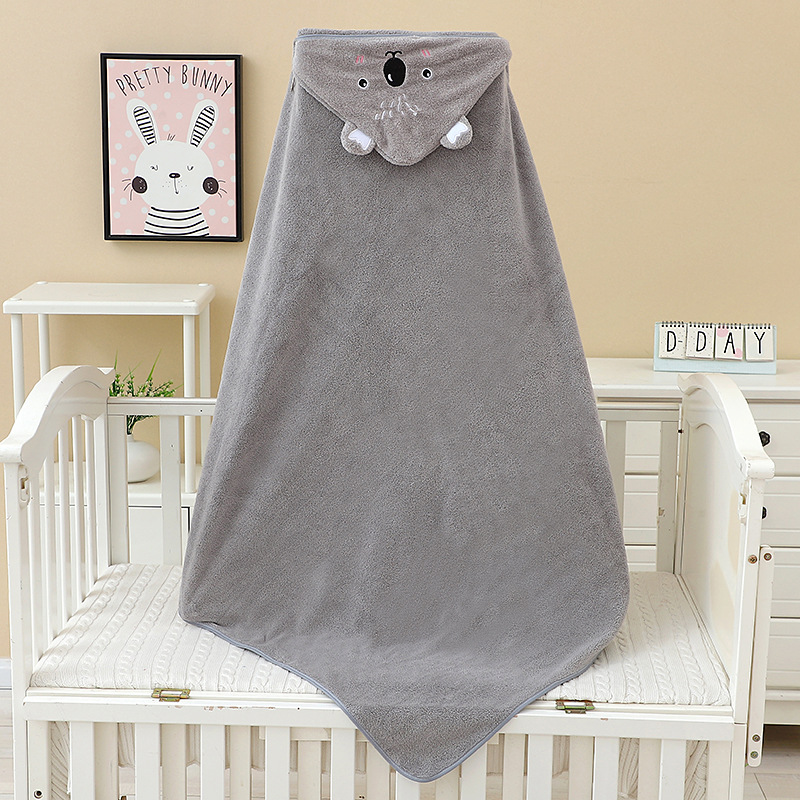 Capa para niños de lana de coral, toalla de baño para recién nacidos, envoltura cuadrada para bebés, sujetador para niños, cabello lacio
