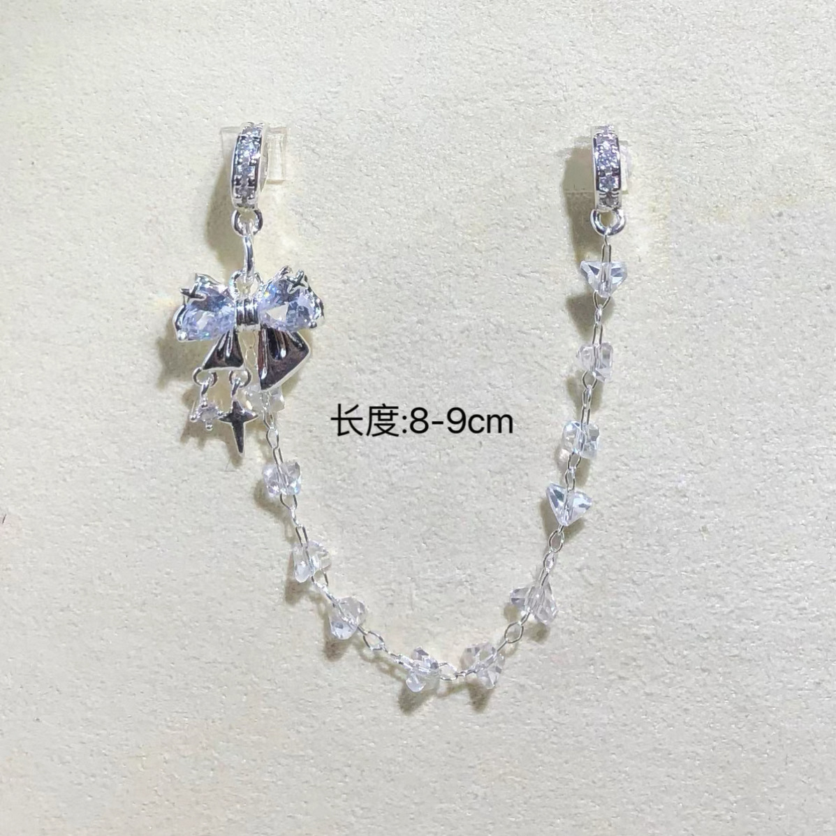 14K Gold-Filled Color-Preserving Crystal DIY Accessories Butterfly Pendant Chain Spacer Bead Bracelet Necklace Beaded Handmade Accessories