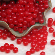 6-8mm春天色亚克力珠子儿童珠diy手工串珠果冻圆珠糖果色珠散珠批