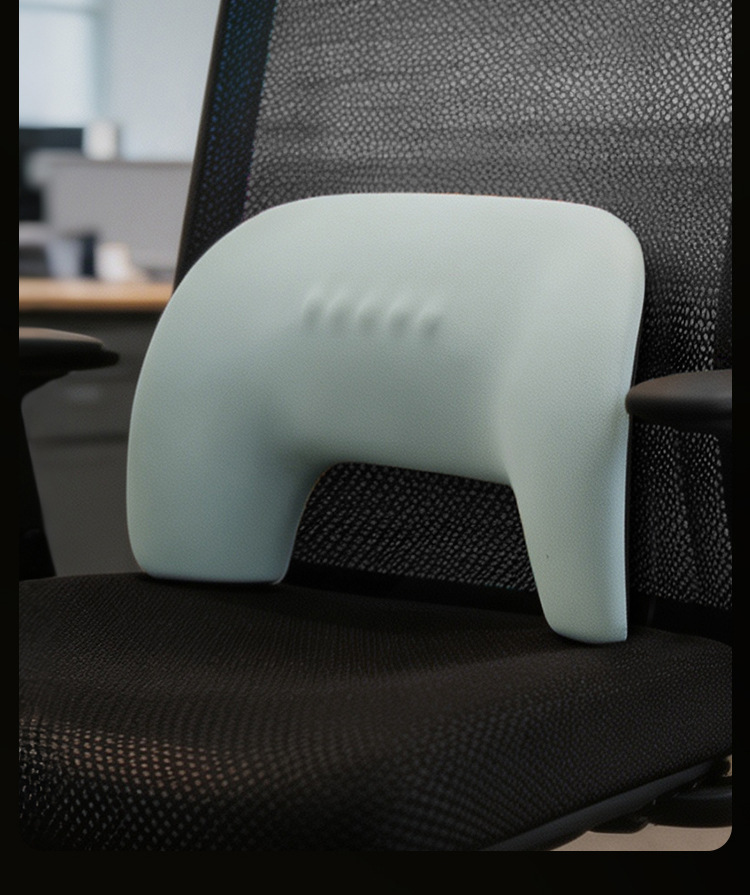 Car Seat Cushion Lumbar Support Pillow for Car and Home Use