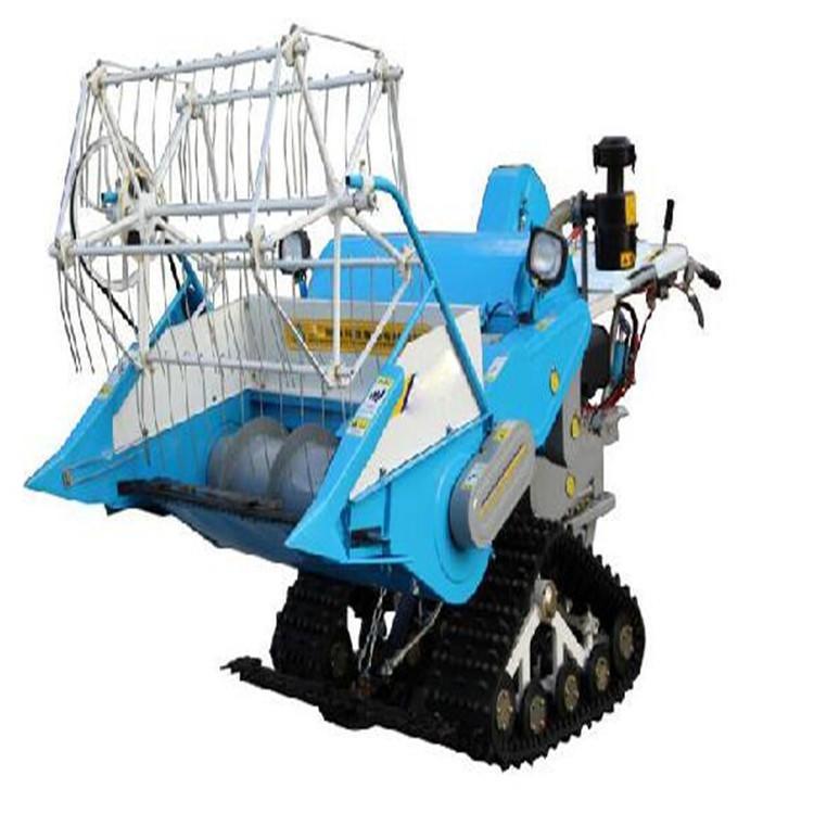 Cosechadora de arroz pequeña en terrazas montañosas de montaña, empacadora automática, cosechadora de arroz y trigo de Yunnan