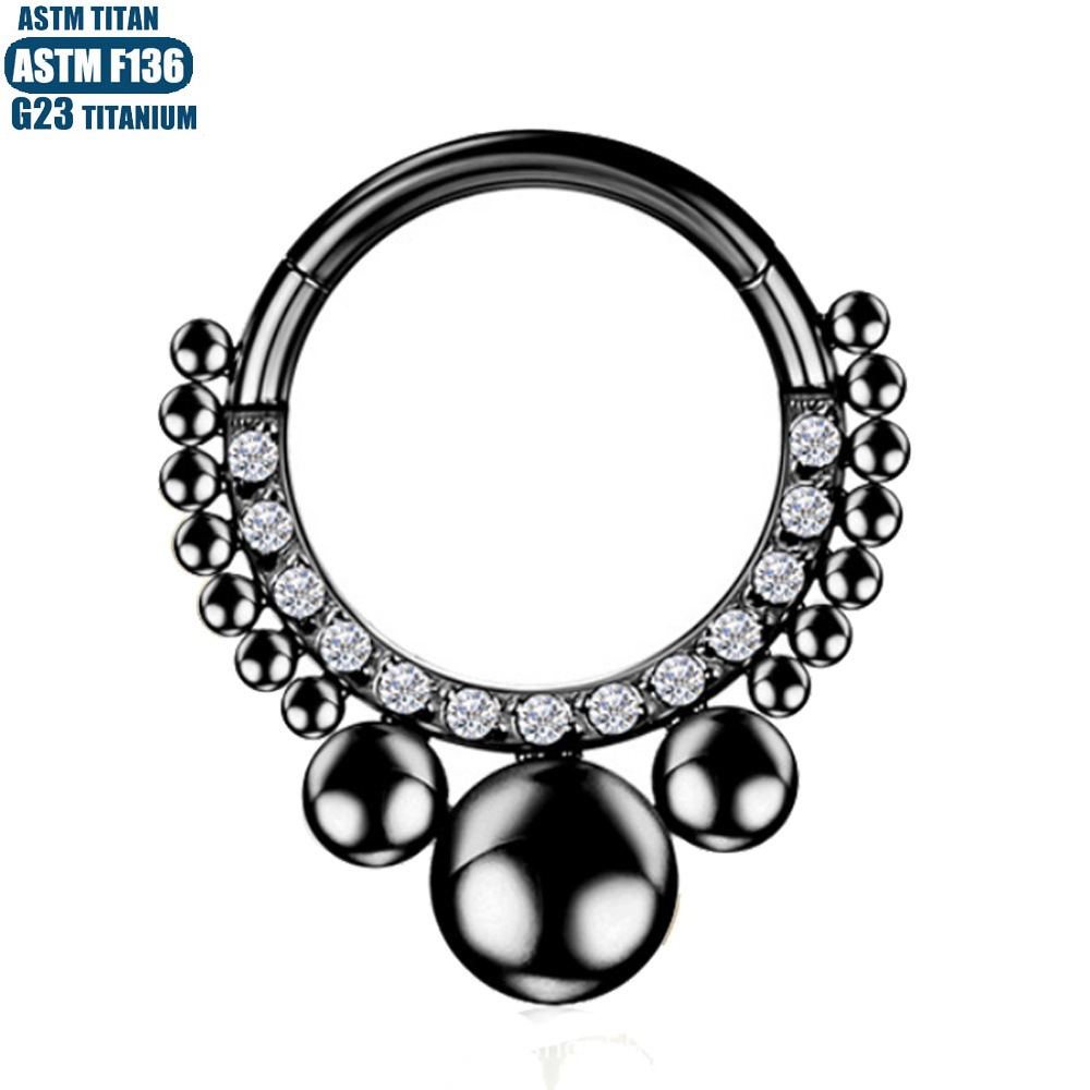 Pointed titanium steel lip stud product view