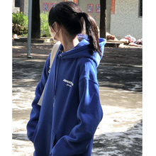 20253479250克加绒抗起球连帽卫衣女春秋新款上衣冬外套2025