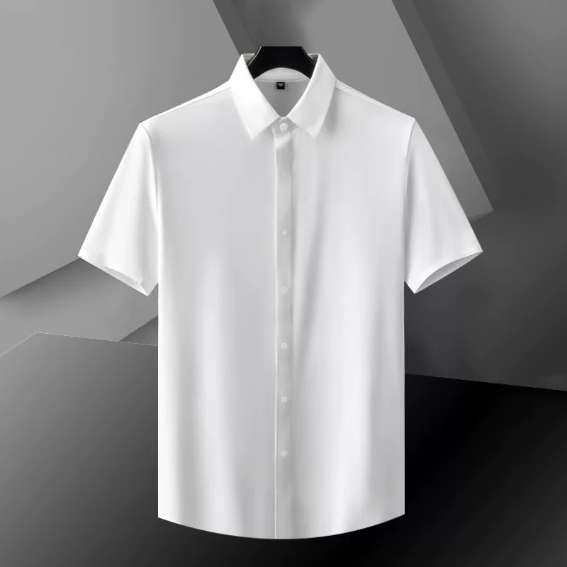Summer elastic shirt, with short sleeve