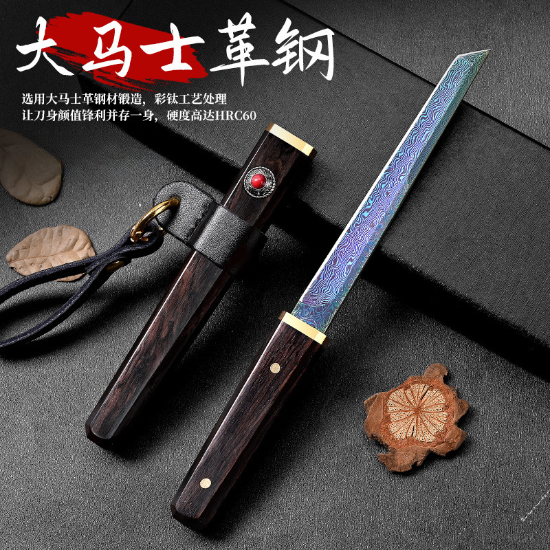 Cuchillo plegable cuchillo de frutas portátil supervivencia al aire libre afilado de alta dureza cuchillo de camping Pilece