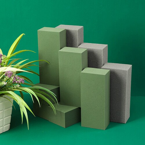 Flower mud wholesale can be cut into blocks to insert fake flowers, dried flower mud, flower moisturizing mud, whole box of flower mud