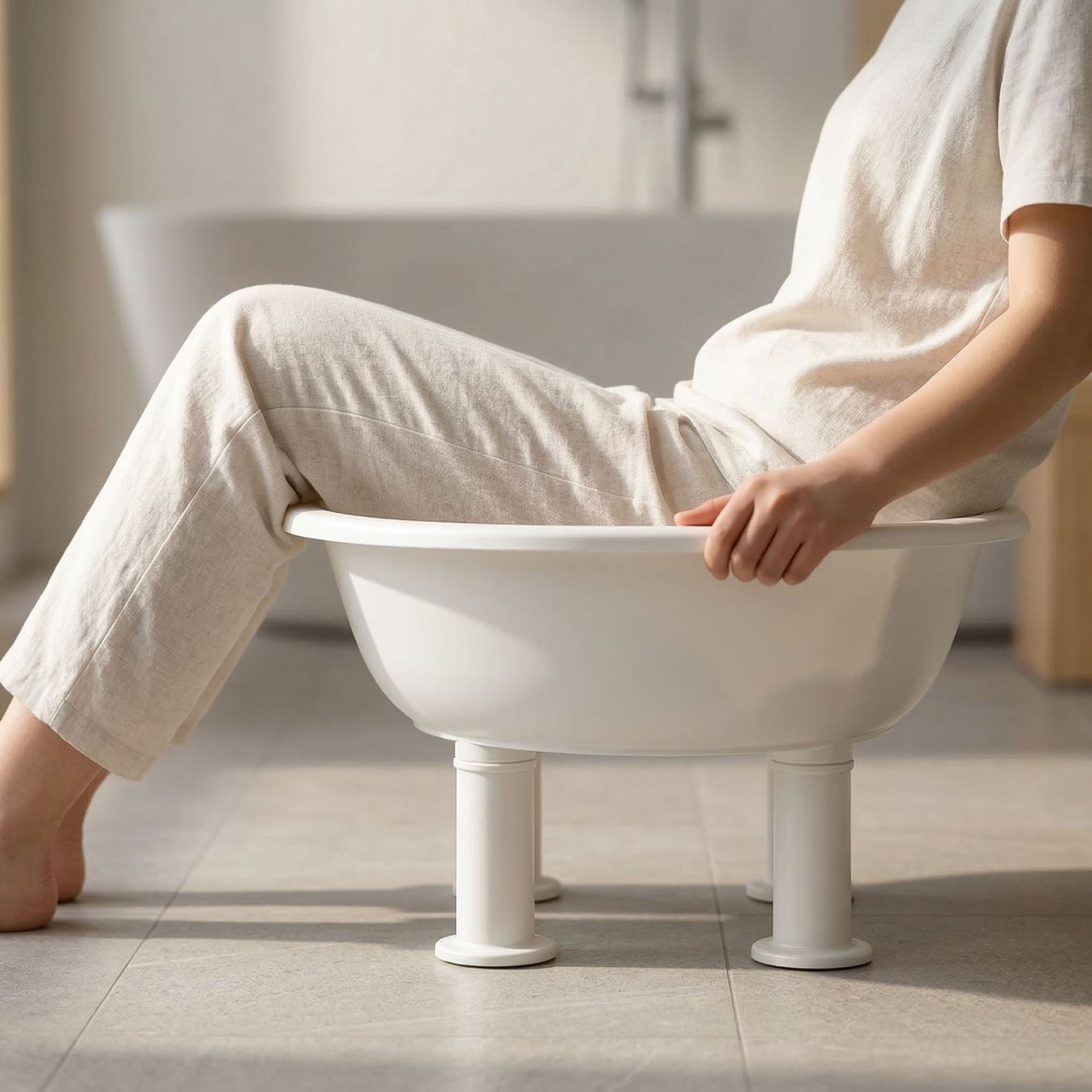 Personalizada sin cuclillas bañera embarazada lavabos de culo artefacto femenino medicina de remojo bañera de hemorroides masculina cuenca de enfermería de menstruación image 1