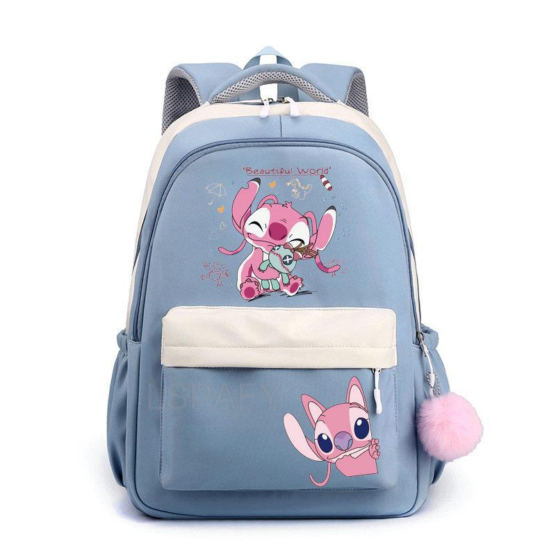 Stitch niños bolso de escuela mochila moda niños mochila de viaje lindo niño niña libro mochila
