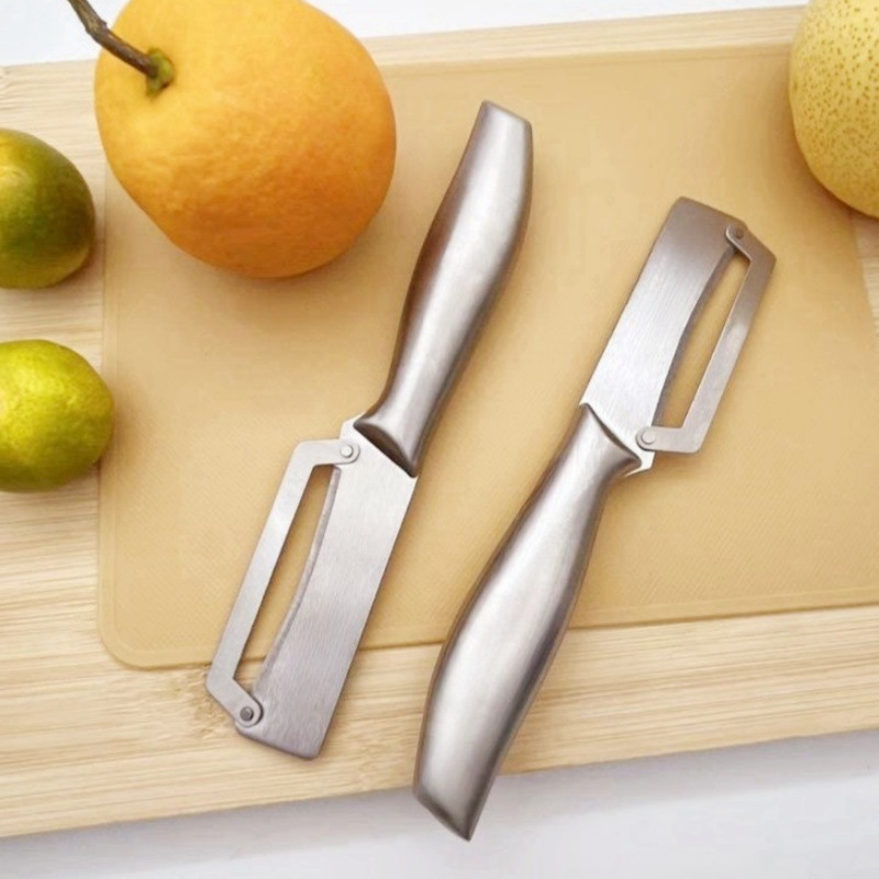 新款不诱钢削皮刀多功能厨房专用锋利瓜刨水果南瓜全钢甘蔗刀工具