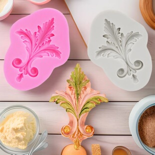 Amazon's Popular European-Style Classical Embossed Pattern Silicone Fondant Cake Mold Decorative Mold Baking Plaster Tool
