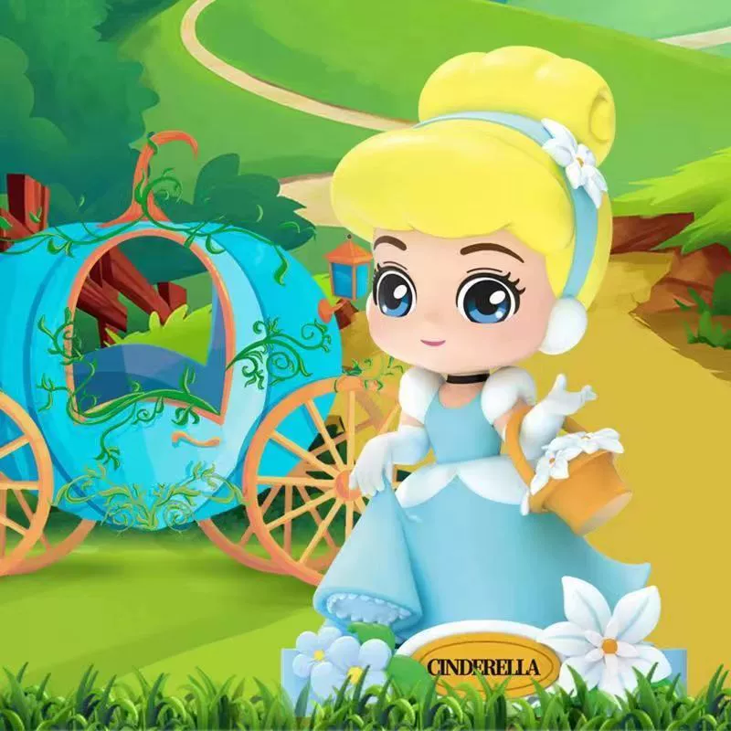 Подлинная коллекционная коробка Disney Classic Princess Garden Dream Series Net Red Tide Play Cute Wholesale Festival Gifts