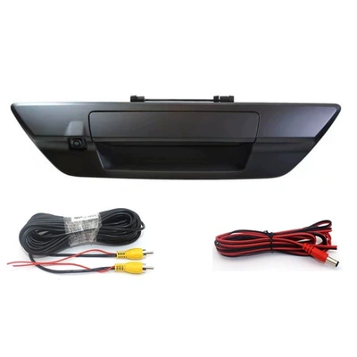 Suitable for Toyota Hilux Revo, high-definition night vision rear-view camera for pickup trucks (Vehicle camera) - black-without-holes