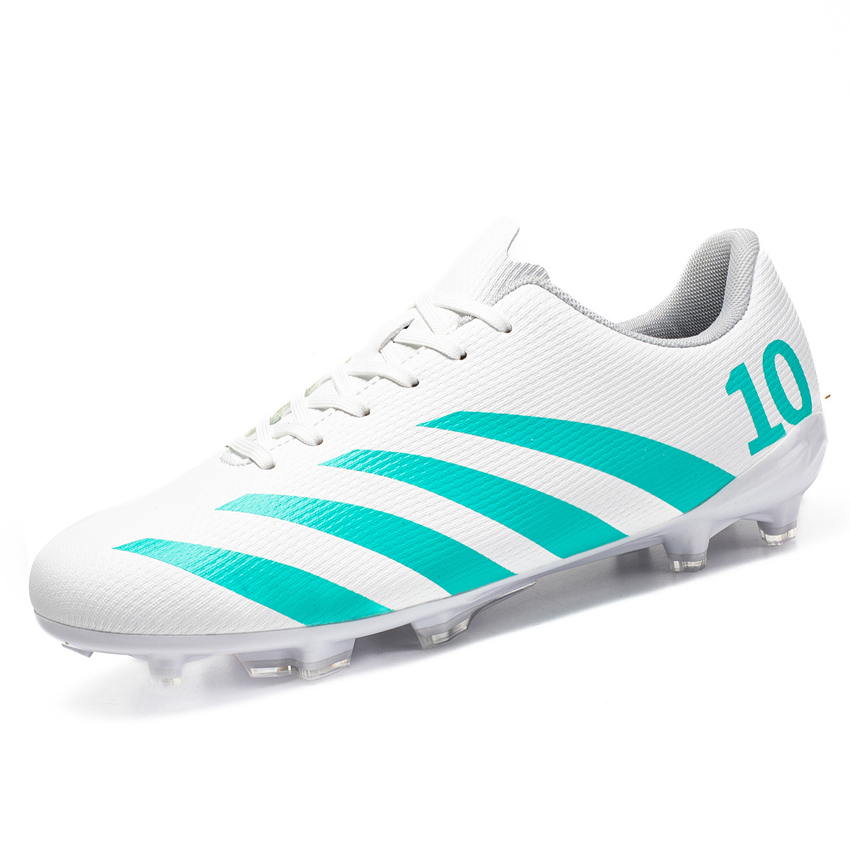 Nuevos zapatos de entrenamiento de clavos largos transfronterizos, zapatos deportivos juveniles, zapatos de fútbol antideslizantes para hombres y mujeres, zapatos de fútbol