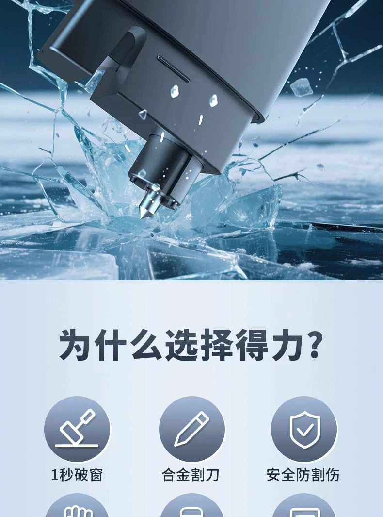 Safety hammer, car window breaker, vehicle-mounted cutter, multifunctional glass tool, escape tool, emergency life-saving hammer for vehicles