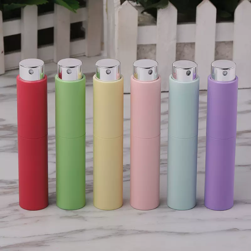 10ml香水分装瓶旋转伸缩便携高档旅行口喷瓶玻璃喷雾空瓶logo印制