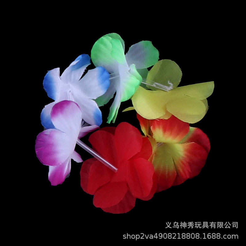 Garland anillo de pecho Hawaiano hula cuello anillo empresa Reunión Anual partido reconocimiento Garland cabeza anillo pulsera traje